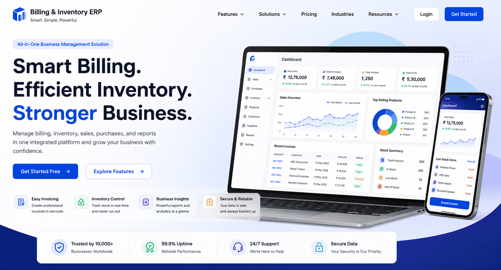 Billing & Inventory ERP