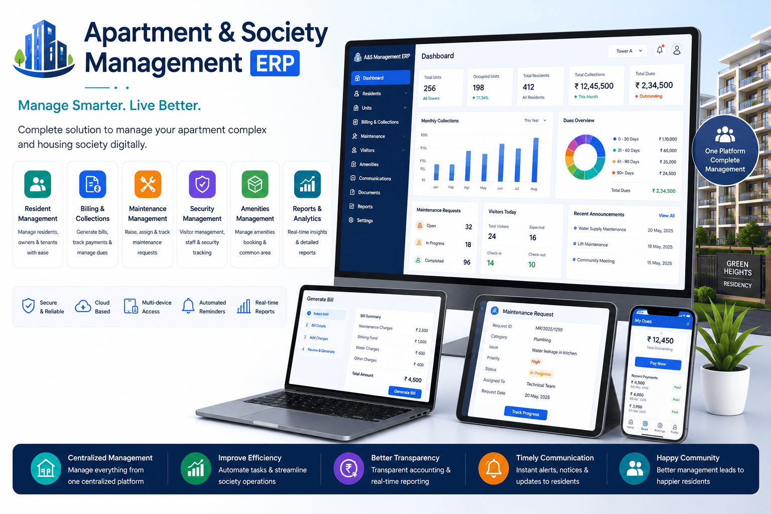 Apartment & Society ERP